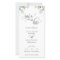 Elegant Greenery Wedding Save The Date Bookmark