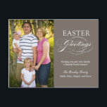 Elegant Greeting Easter Photo Card Post Card<br><div class="desc">Add your favorite photo to make a personal Easter greeting card to those that matter to you! Personalize the rear side of the postcard with your return address for easy mailing. ©berryberrysweet.com</div>