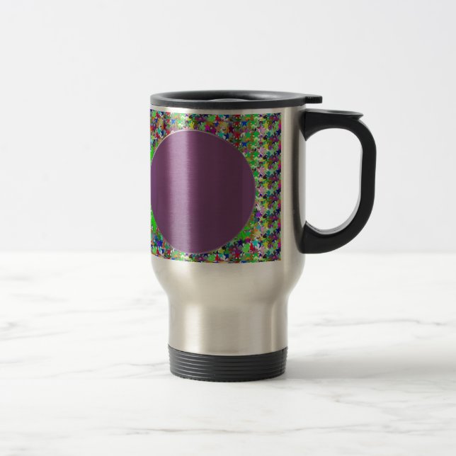 Elegant Greetings Graphics :Can  Add text image 99 Travel Mug (Right)