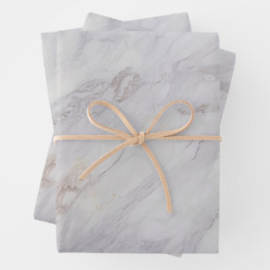 Elegant grey and beige marble design wrapping paper sheet