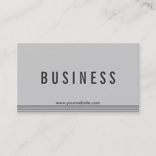 Elegant Grey Apps developer Business Card