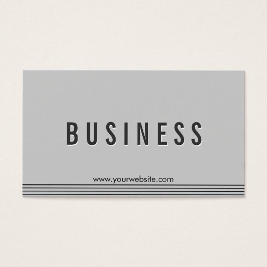 Elegant Grey Apps developer Business Card