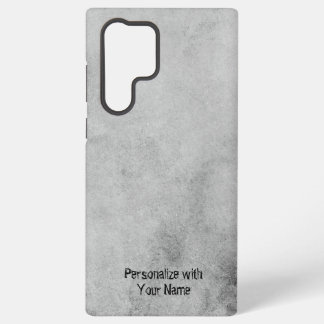 "Elegant Grey Grunge Background Cell Phone Case" Samsung Galaxy Case