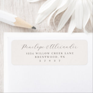 Elegant Grey Minimalist Calligraphy
