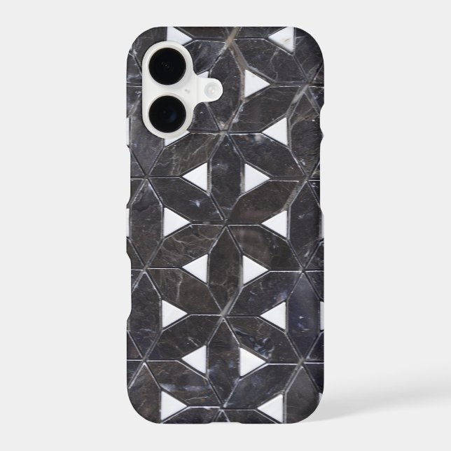 elegant Grey Mosaic flower of life Tile pattern (Back)