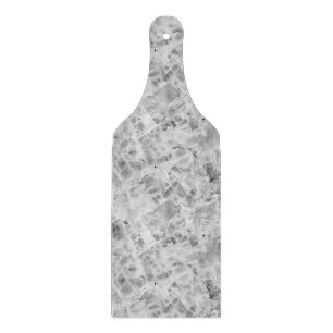 Elegant Grey "Opulent Marble Whirl" Marble Texture Cutting Board
