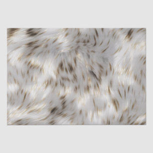 Elegant Grey White Gold Wedding Tissue Paper