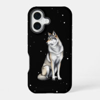 Elegant Grey Wolf