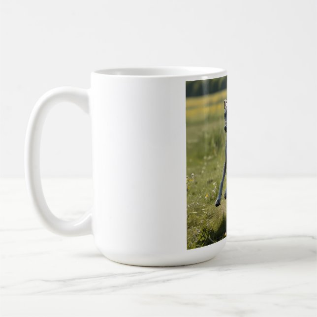 Elegant Greyhound Coffee Mug (Left)