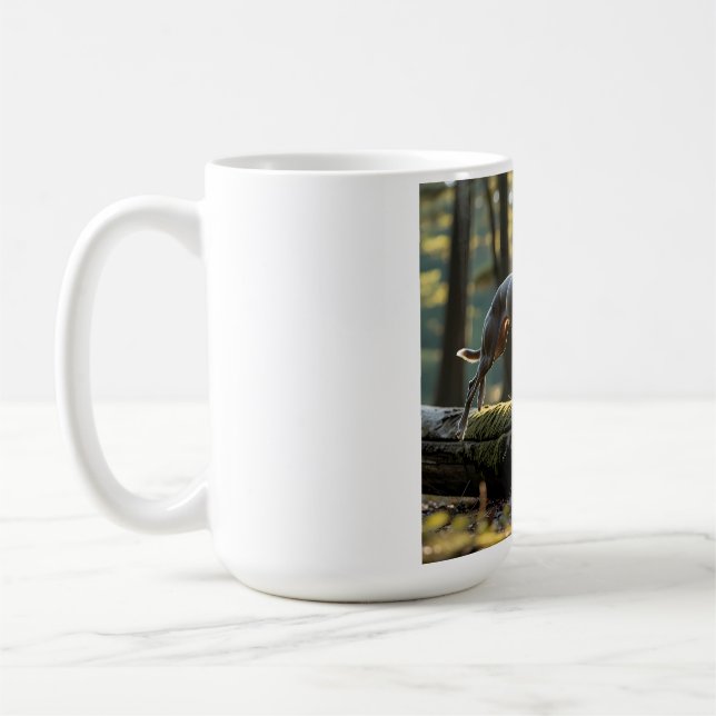Elegant Greyhound Coffee Mug (Left)
