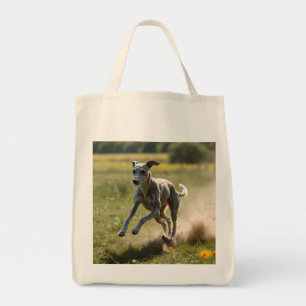 Elegant Greyhound Grocery Tote