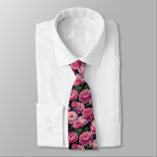 Elegant Groomsmen Ranunculus Flower Tie