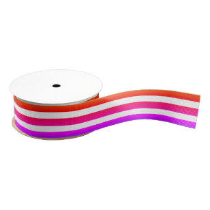 Elegant Grosgrain Ribbon Multicoloured Striped
