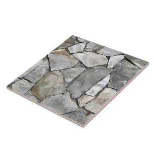 Elegant Grouted Flagstone Tiles for Outdoor Spaces