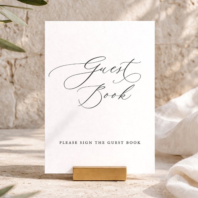 Elegant Guest Book Sign Invitation (Creator Uploaded)
