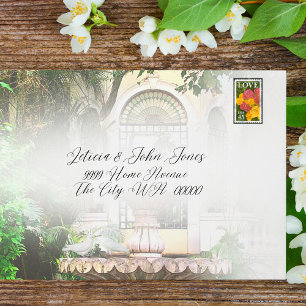 Elegant Hacienda & White Doves Mexican Wedding  Envelope