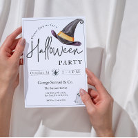 Elegant Halloween Invitation for Company Office