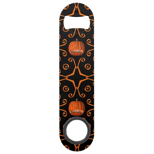 Elegant Halloween jack o lantern pattern (Front)