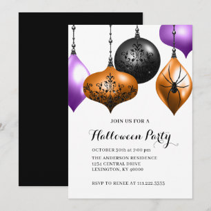Elegant Halloween Party Invitation