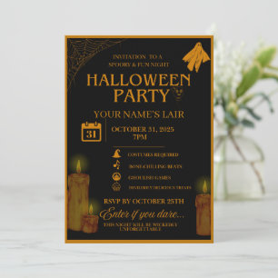 Elegant Halloween Party Invitation – Spooky Night 