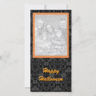 Elegant Halloween Photo Card