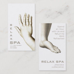 Elegant Hand & Foot SPA, Manicure, Pedicure Business Card