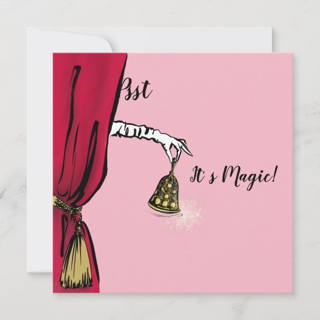 Elegant Hand with Christmas Bell Holiday Card (Front)