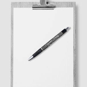 Elegant handwriting return address Realtor