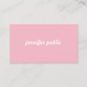 Elegant Handwritten Minimalist Modern Template Business Card