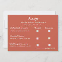 Elegant Handwritten Multi-Event Wedding RSVP