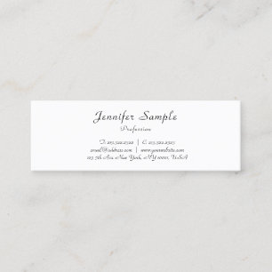 Elegant Handwritten Name Professional Template Mini Business Card