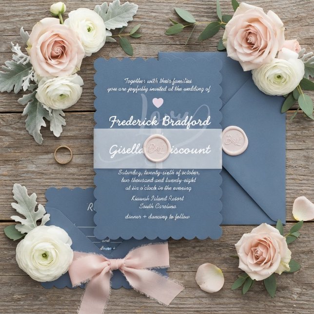 Elegant Handwritten Script Wedding Invitation (Creator Uploaded)