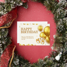 Elegant Happy Birthday Card