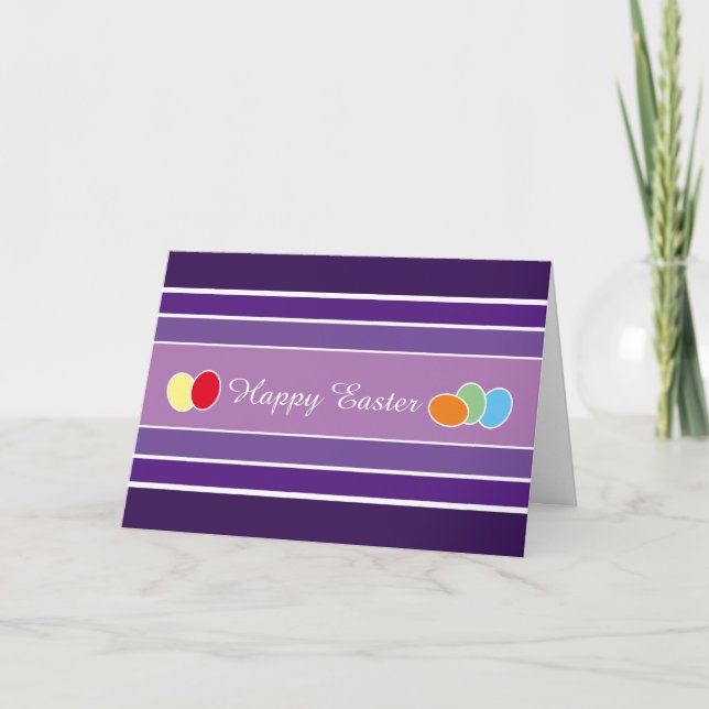 Elegant Happy Easter greetings! Card (Front)