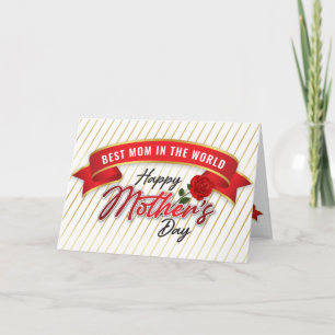 Elegant Happy Mother’s Day Card