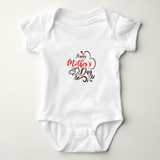 Elegant Happy Mother’s Day Floral Heart Tee