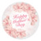 Elegant Happy Mother's Day Floral Frame Sticker