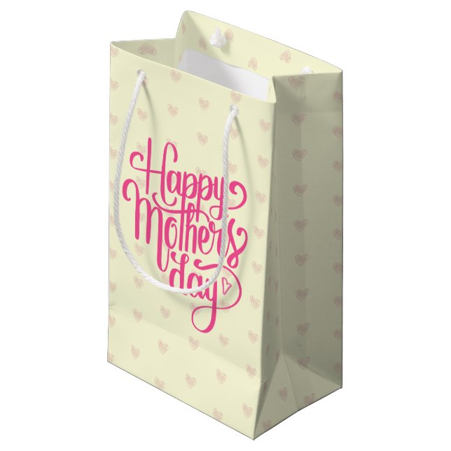 Elegant Happy Mother's Day | Gift Bag (Front Angled)