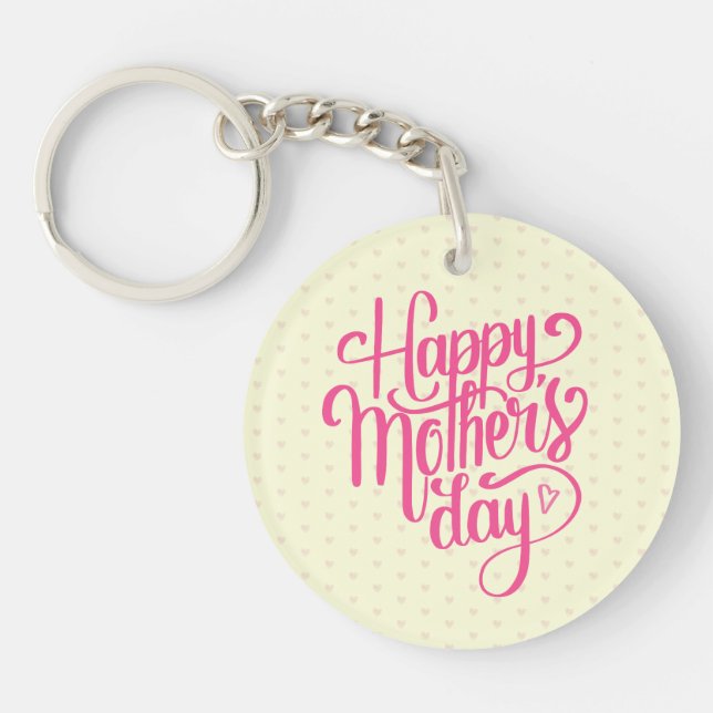 Elegant Happy Mother's Day | Keychain (Front)