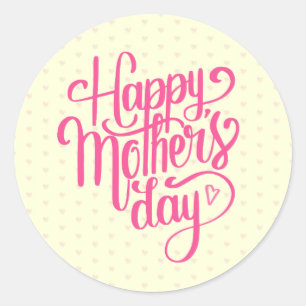 Elegant Happy Mother's Day Sticker