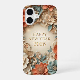 elegant happy new year phone case