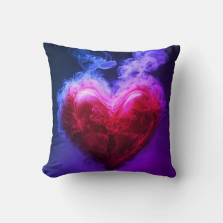 Elegant Harmony: Black and Red a crane chinnese Cushion