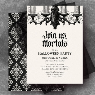 Elegant Haunted Halloween Party Invitation