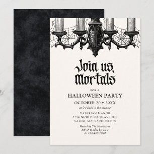 Elegant Haunted Halloween Party Invitation