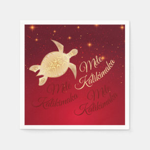 Elegant Hawaiian Christmas Napkin