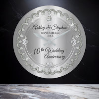 Elegant Heart Diamonds 10th Wedding Anniversary