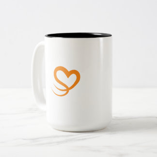 Elegant Heart Logo Coffee Mug | Minimalist Women's