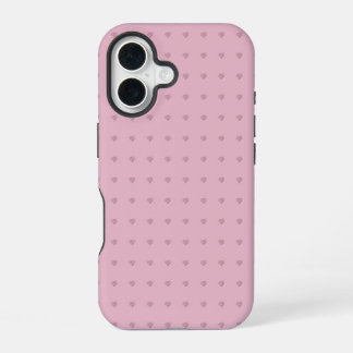 Elegant Heart Pattern Pink Phone / iPad case
