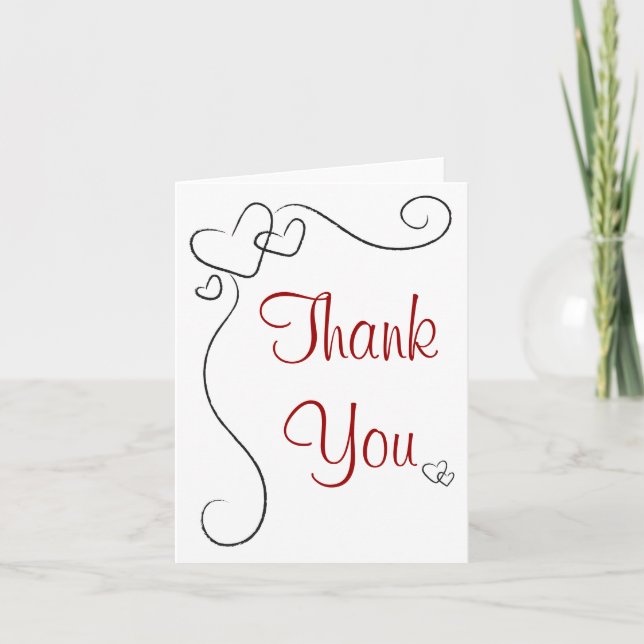 Elegant Heart Thank You (Front)