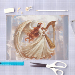 Elegant Heavenly Angel lovers  Tissue Paper